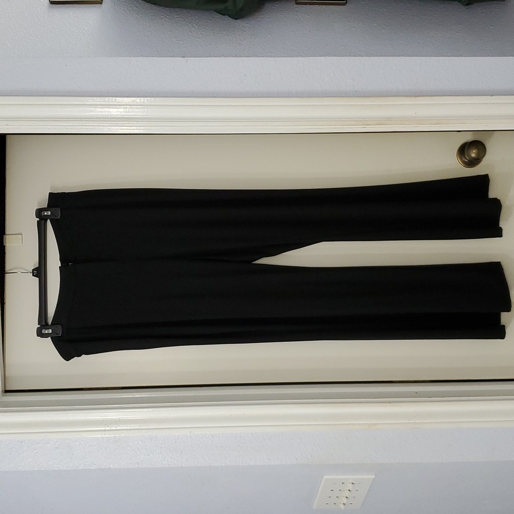J.JILL WEAREVER COLLECTION TROUSERS, SIZE M, BLACK